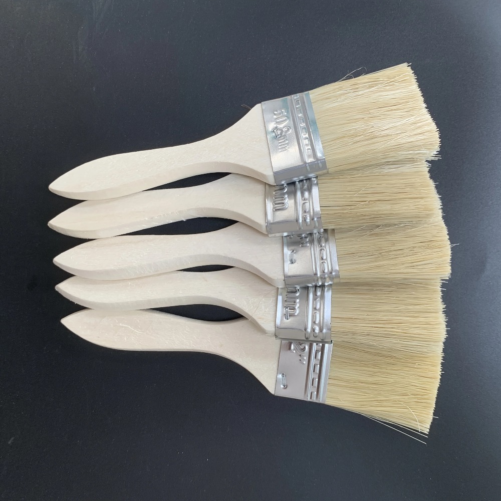 Wood Stain Brush - Набор деревянных кистей для покраски с