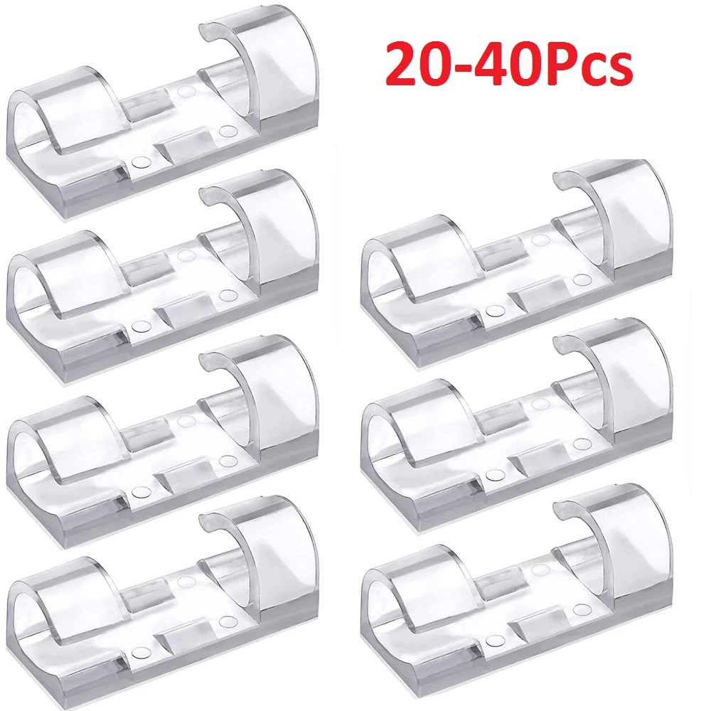 Wall Anchor Plastic - 40 шт., зажимы-органайзеры для кабелей, менеджер