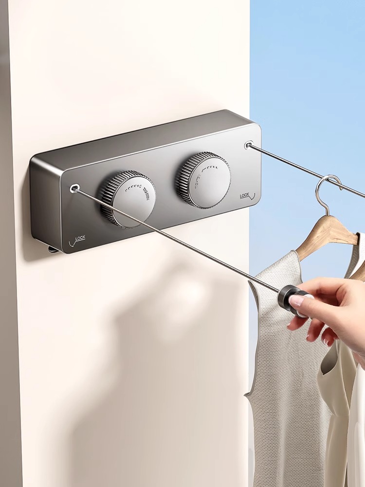 Wall Anchor Plastic - Выдвижная настенная сушилка для белья, телескопическая