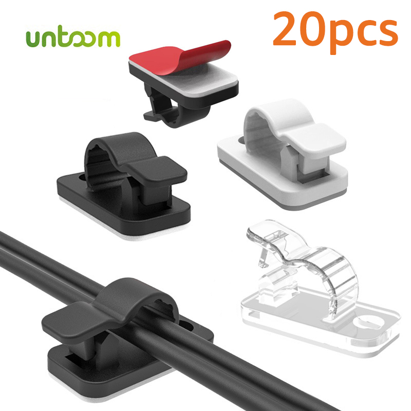 Wall Anchor Plastic - Untoom 20 шт. кабельный органайзер, зажимы