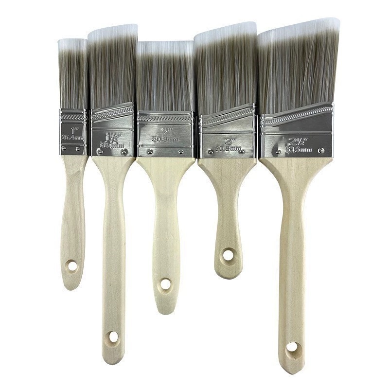 Wood Stain Brush - Набор из 5 двойных утолщенных кистей