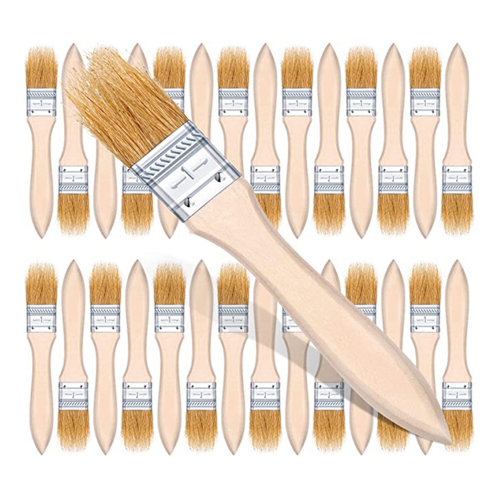 ABUH-100 шт. 1-дюймовые кисти  – обзор и цена Wood Stain Brush