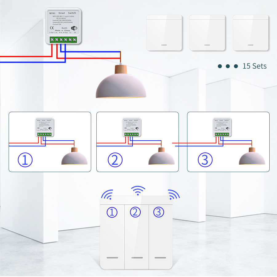 Умный выключатель с Wi-Fi, 16  – обзор и цена Home Improvement And Diy